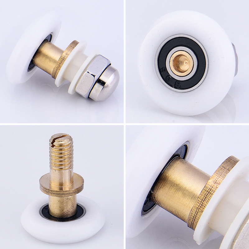 Plastic Wheel for Sliding Door Window Cabinet Rueda de plástico para vitrina con puerta corredera