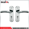 Manijas de puerta de palanca sólidas interiores ignífugas de acero inoxidable de alta calidad BP1003 con placa