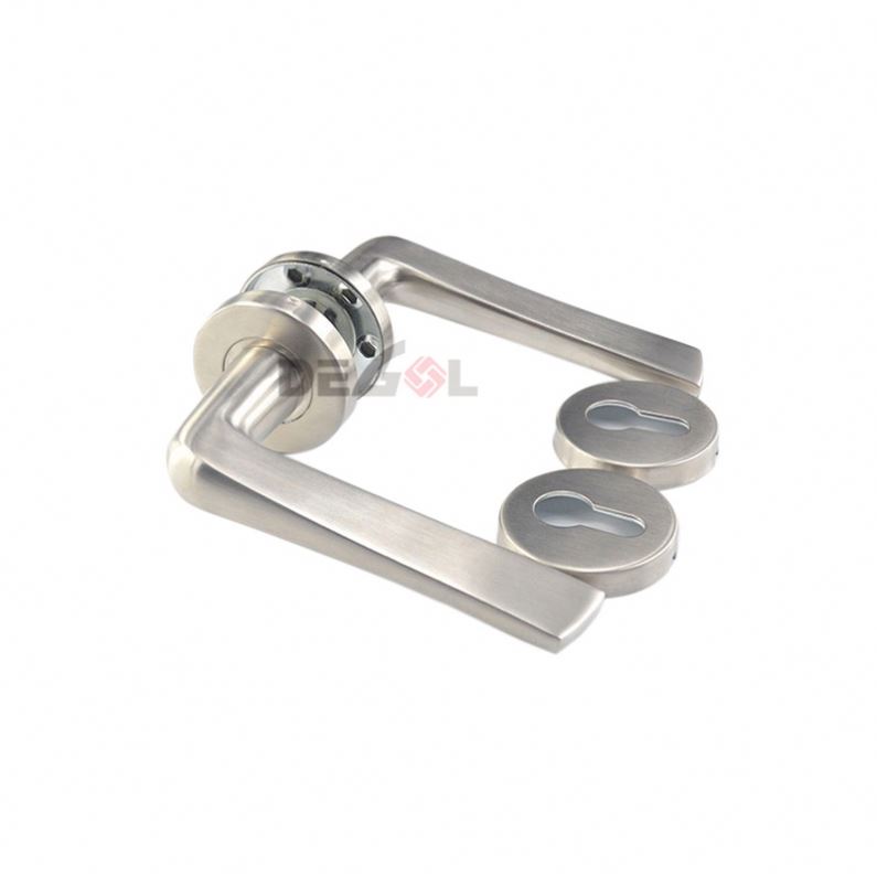Manijas de puerta de tubo de acero inoxidable de moda para cocina