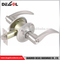 Palanca cilíndrica de aleación de zinc de alta calidad cerradura de manija de puerta con llave de doble cara