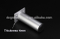Venta caliente cilindro elegante aluminio muebles pata para mesa de vidrio