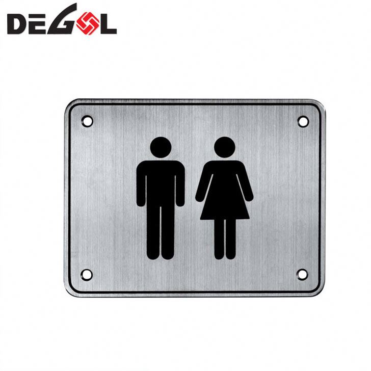 Cheap precio placa de señal de puerta