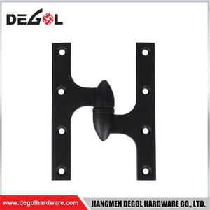 Bisagras de puerta elevables de acero inoxidable negro de 4*3 pulgadas suministradas en China