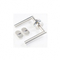 Sensor de luz LED manija de puerta de acero inoxidable tubo palanca de puerta cerraduras de manija de puerta de hotel