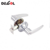 Cerradura de palanca ondulada para puerta, cerradura tubular Interior de níquel satinado, cerradura tubular, cerradura de manija de puerta de doble cara