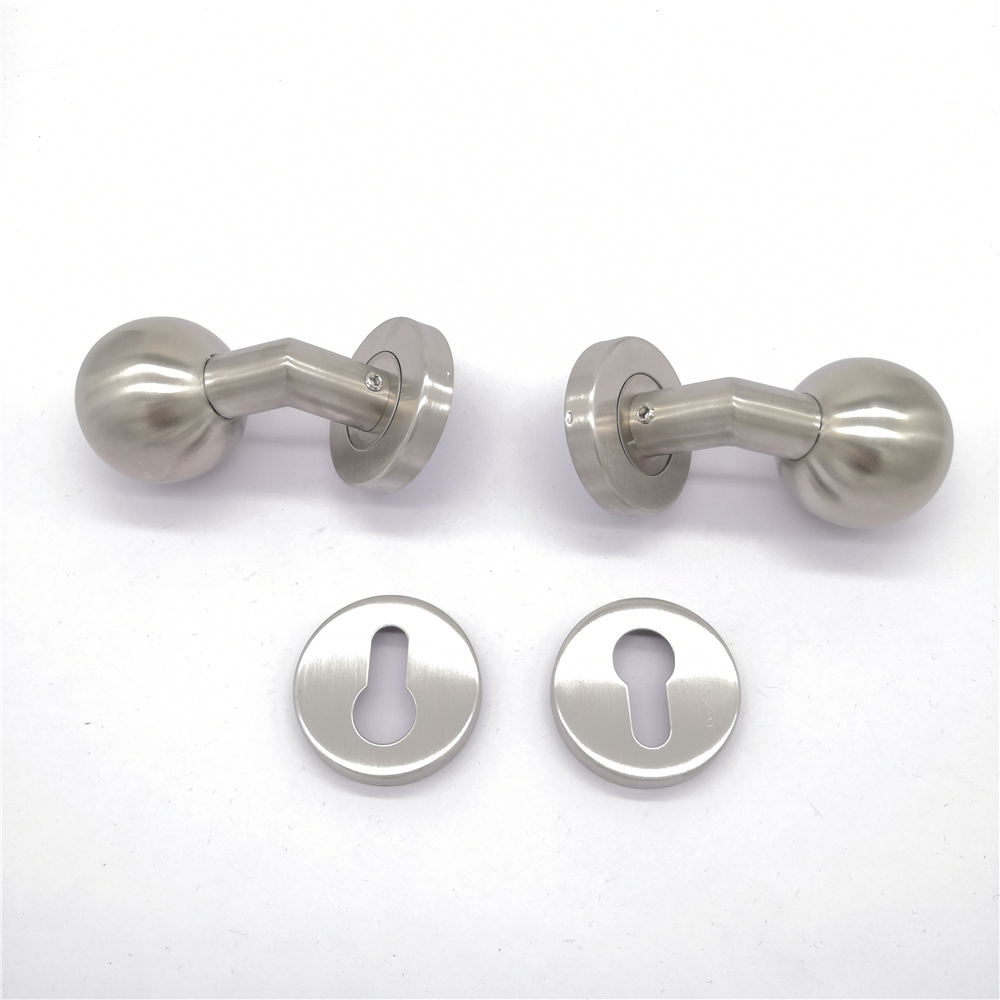 Manija de acero inoxidable 304 de latón duradero con cerradura de puerta