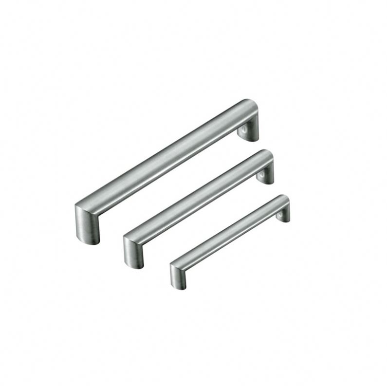 Manijas de gabinete de diseñador de muebles de armario de acero inoxidable de lujo de lujo