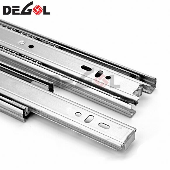 Diapositiva del cajón del gabinete de cocina en forma de L india de acero inoxidable de buena calidad