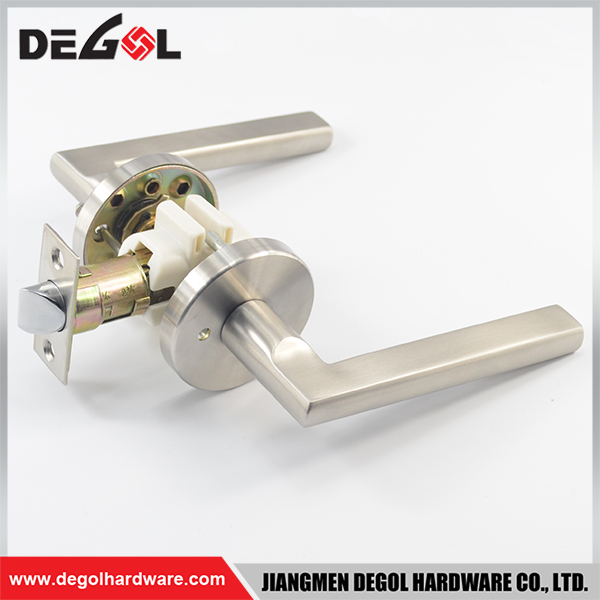 Barato hotel de acero inoxidable hote manillas de las puertas y cerraduras fabricante de China