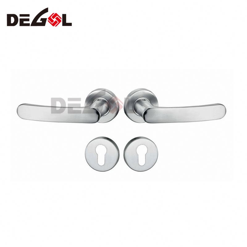 Mangos de tubo de tubo de acero inoxidable de lujo de alta calidad con manija de palanca de acero interior