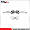 Manija de puerta cuadrada sólida de acero inoxidable 304 o manija de puerta dorada de aleación de aluminio con juego de cerradura