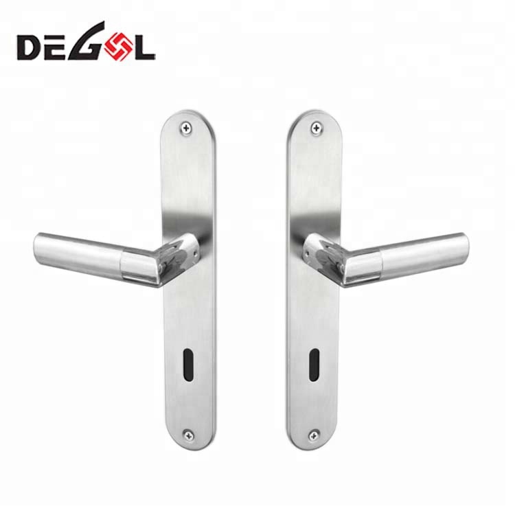 Cerradura de puerta delantera para manija de placa de puerta interior de apartamento