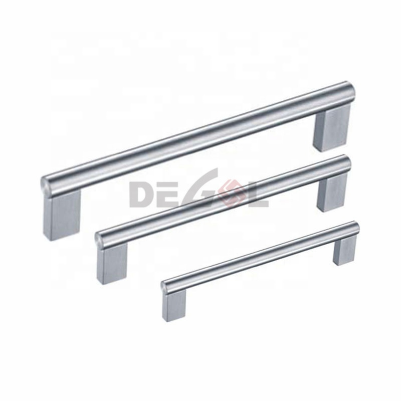 Venta caliente del gabinete de hardware popular simple muebles de acero inoxidable tiradores y tiradores