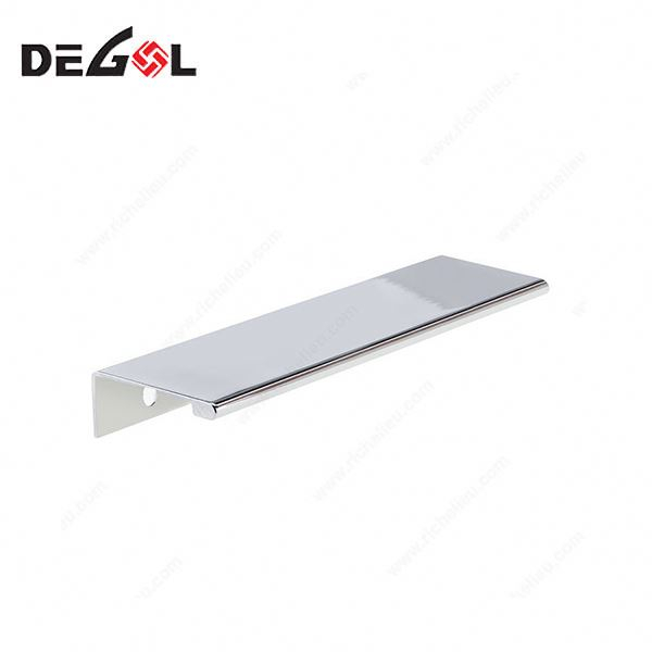 Tirador de puerta con borde de aluminio con pasador para mango de gabinete de cocina de acero inoxidable