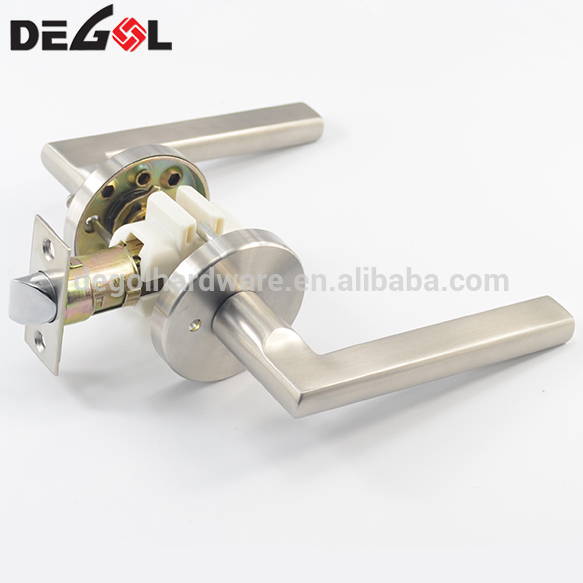 Cerradura de baño de acero inoxidable de diseño europeo italia con tirador
