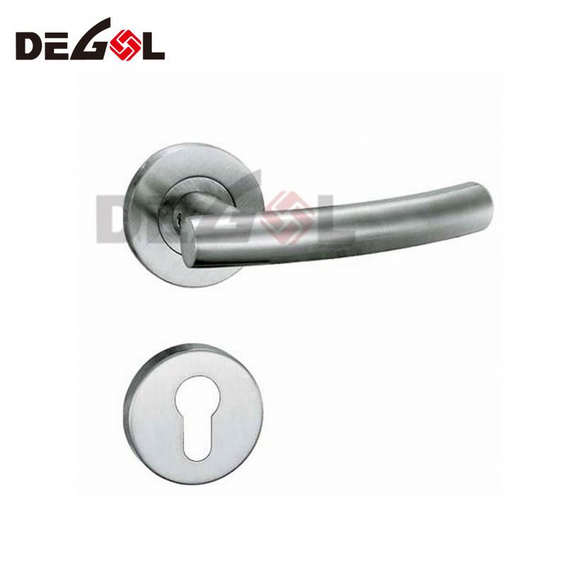 China fabricante de acero inoxidable barato hotel apartamento puerta cromada maneja cerraduras