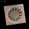 Manija de puerta con pasador para sala blanca, drenaje de piso con inserción de azulejo de acero inoxidable