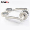 Manija de puerta plana de acero inoxidable para hotel, la mejor marca de puerta de casa, 130mm