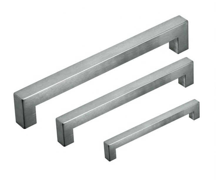 Tirador cuadrado de acero inoxidable de alta calidad