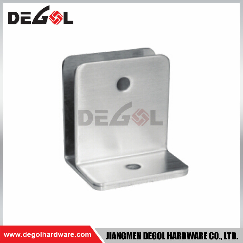 Soporte de estante montado en la pared de acero inoxidable en forma de U para baño y partición