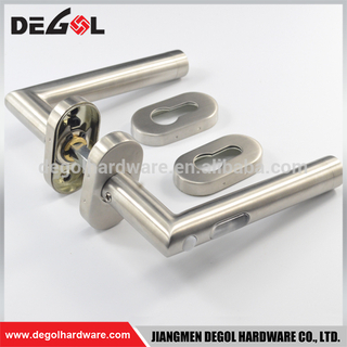 China fabricante de acero inoxidable tubo de luz LED tipo palanca palanca de puerta de europa