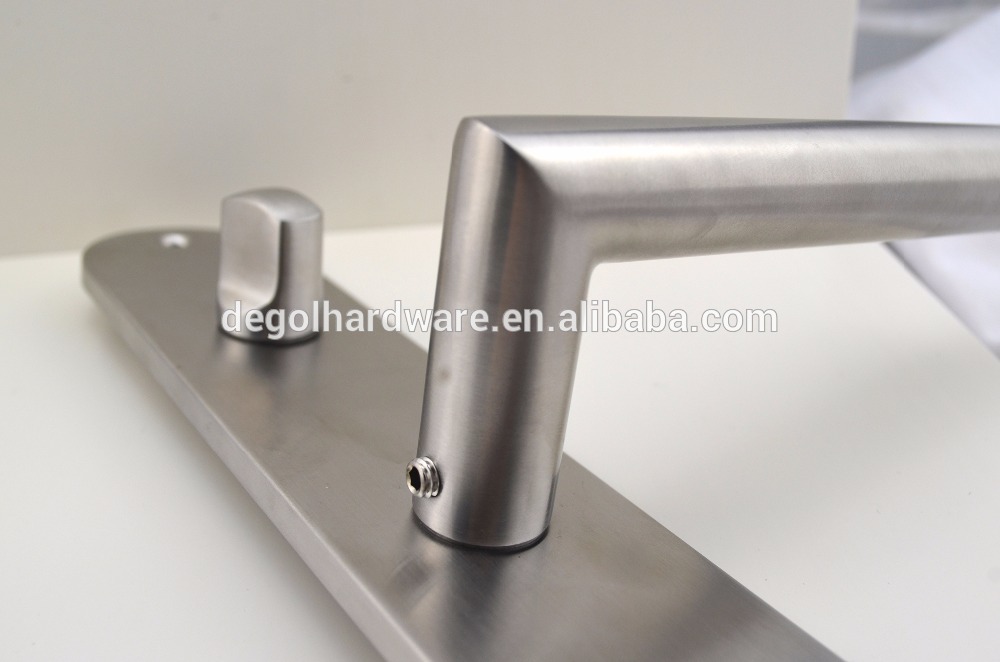 Manillas de puerta de acero inoxidable 201/304 de alta calidad, placa posterior