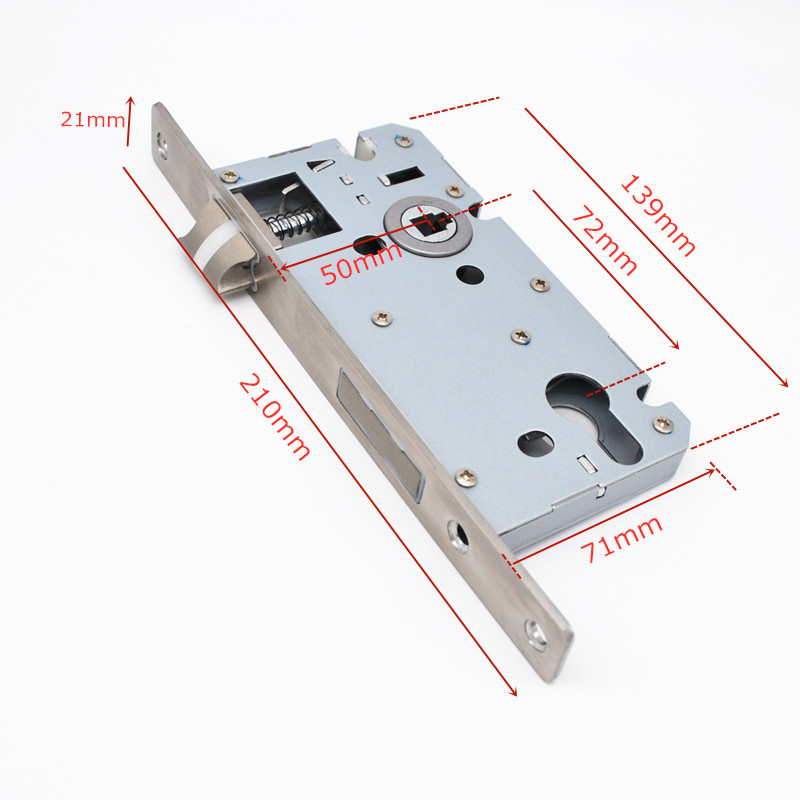 Venta caliente de piezas de cerradura de puerta de embutir de acero inoxidable