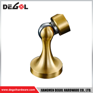 DS1036 Tapón de puerta magnético con acabado en oro negro satinado moderno 304ss, zinc de acero inoxidable para aplicaciones hoteleras