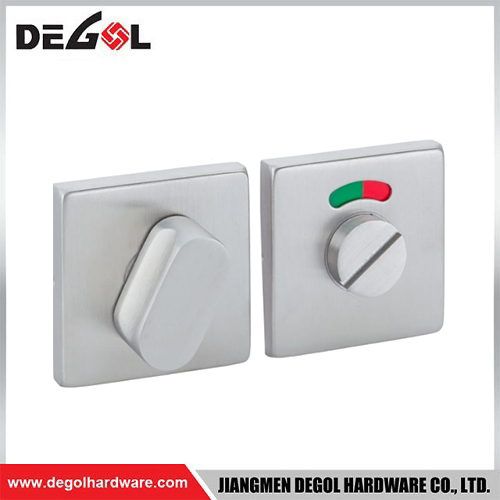 Pestillo de puerta de Hardware de baño de construcción de acero inoxidable TT1009, Perno indicador, cerradura de giro con pulgar