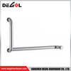 YE104 Herraje para puerta de cristal cromado satinado negro