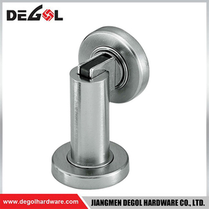 Tope de puerta magnético de acero inoxidable plateado de China 50Φ * 75 mm 