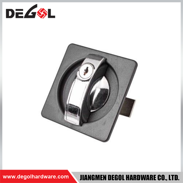 Cerradura de gabinete de hardware para muebles DL0022, cerradura de gabinete de montaje lateral con llave