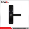 SML05 Manija de puerta de aleación de zinc Cerradura inteligente Negro mate / Plata satinada