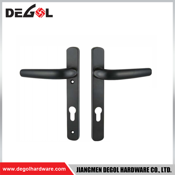 SL1004 Manija de puerta lateral doble de aluminio de 85 mm, cerradura Interior negra/blanca/plateada, manija de ventana para hoteles