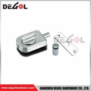 Cerradura de puerta de cristal GL1020, hotel de casa corrediza sin marco templado comercial de acero inoxidable