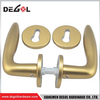 Manija de puerta con palanca de puerta de tubo dorado LH1030 para puerta