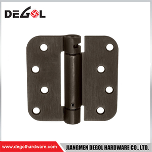 Bisagras de puerta con bisagra a tope de acero inoxidable negro de 4*3 pulgadas fabricadas en China