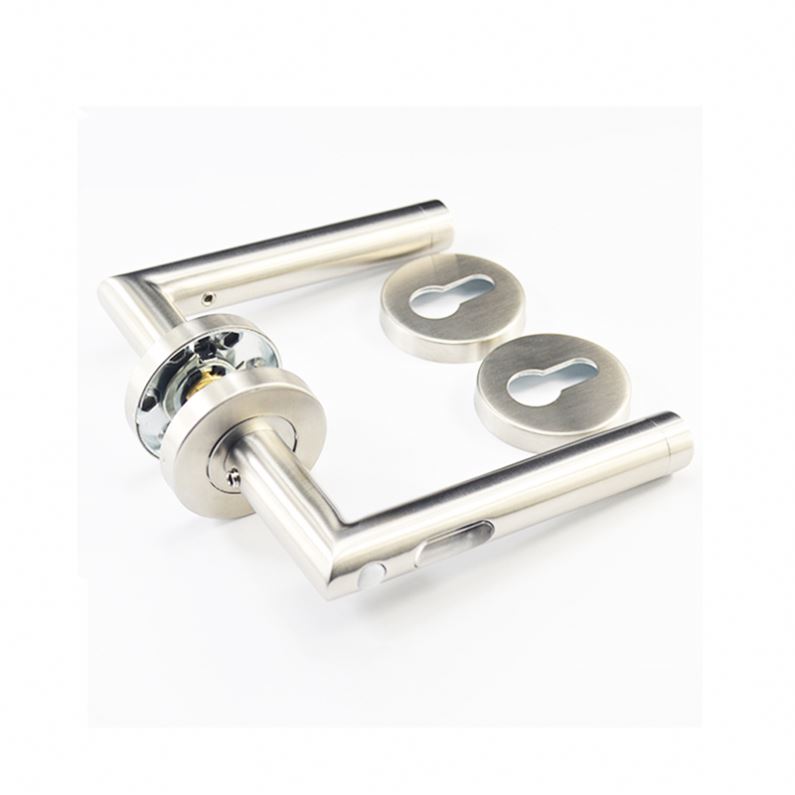 Manijas de puerta de tubo de acero inoxidable de moda para cocina