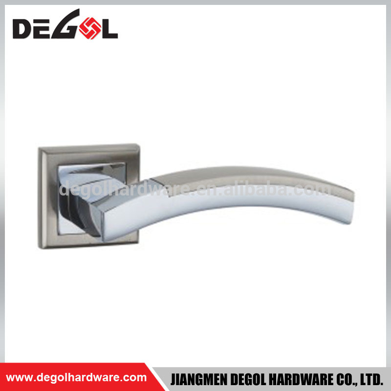 Manija de puerta tipo palanca industrial, manija de palanca de puerta moderna de aleación de zinc