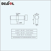 Cerradura de cilindro de puerta con perilla giratoria de zinc de 60mm