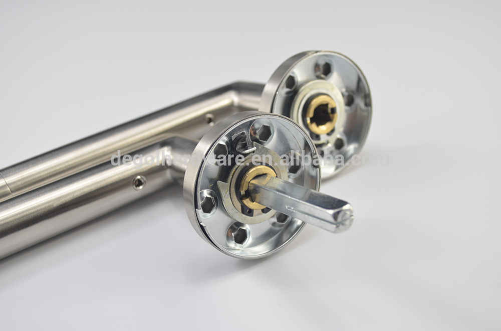 Nuevo modelo de acero inoxidable 304 sensor LED tubo de luz tipo palanca manija de la puerta