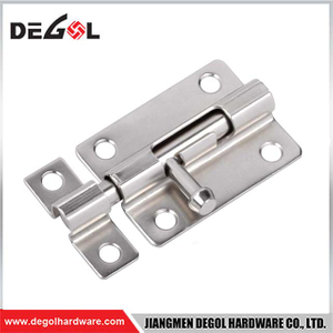Pestillo deslizante de seguridad para puerta de acero inoxidable de 70x25mm, acero grueso sólido resistente