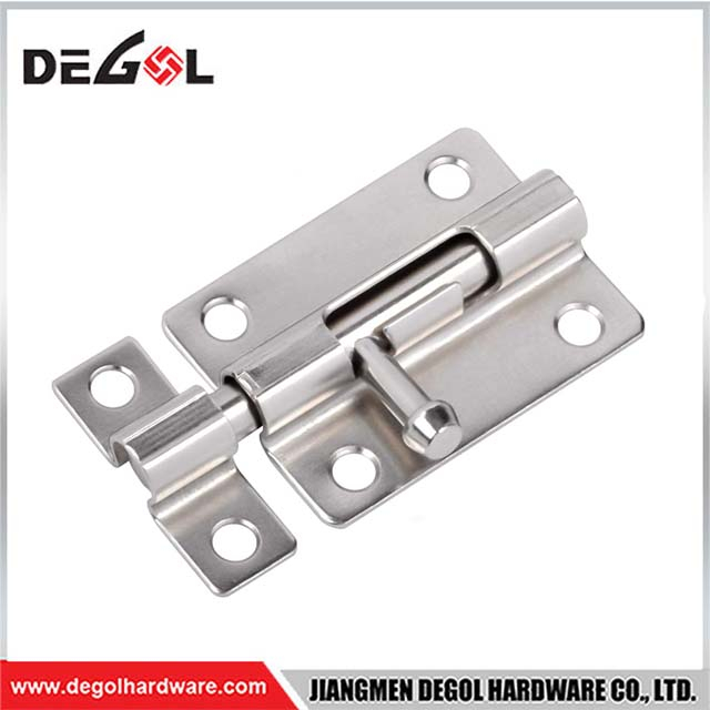 Pestillo deslizante de seguridad para puerta de acero inoxidable de 70x25mm, acero grueso sólido resistente