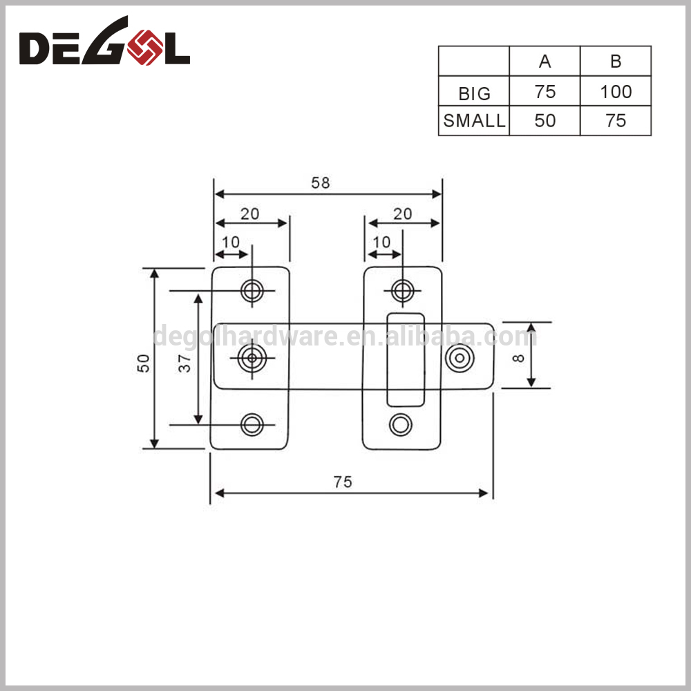 Cerraduras de metal de cadena de puerta de seguridad protectores de puerta para tope de puerta de cadena de casa