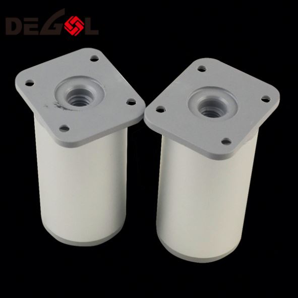 Muebles de oficina decorativos patas de metal patas de muebles de acero cepillado