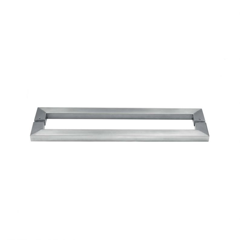 Tirador de puerta de vidrio tubular de acero inoxidable de estilo H de diseño moderno de alta calidad
