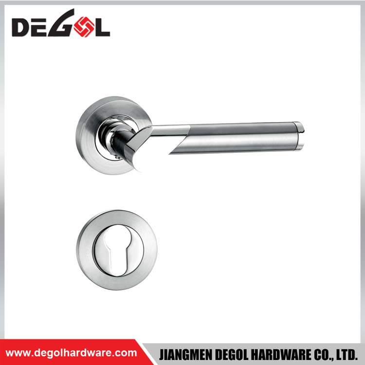 Manija de puerta de palanca de acero inoxidable tubular de venta caliente