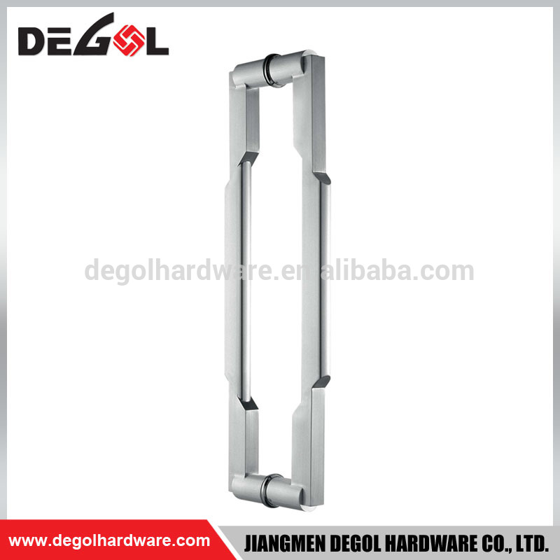 Tirador de puerta de vidrio de acero inoxidable de alta calidad en forma de H puerta