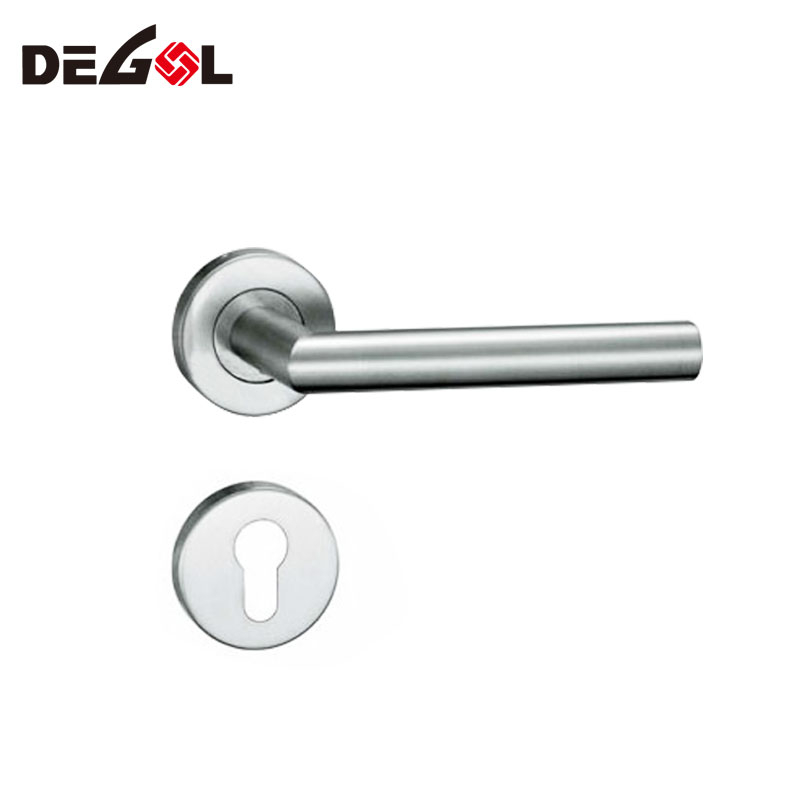 Venta caliente Manija de la puerta de la palanca Tamaños dobles Acero inoxidable 304 / Accesorios de puerta de aluminio