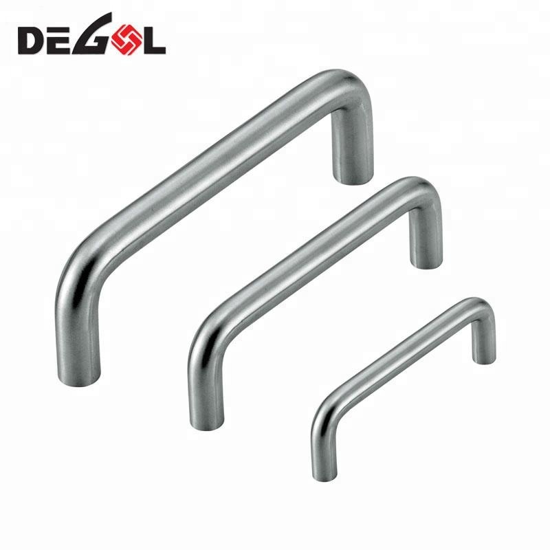 tirador de cocina de cajón sólido de acero inoxidable para muebles